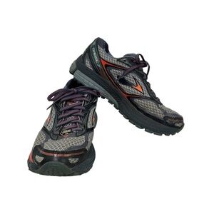 Brooks Womens Ghost 7 Running Shoes Gray & Coral  Size 6.5